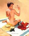 61shellgame bu Gil Elvgren